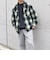 【SHIPS any別注】sports wear: オーバーサイズ フランネル パターン プリント シャツ◇
