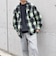 【SHIPS any別注】sports wear: オーバーサイズ フランネル パターン プリント シャツ◇