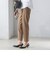 〈手洗い可能〉タック テーパード パンツ（セットアップ対応）