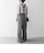 SHIPS any:〈洗濯機可能〉マニッシュ サスペンダー ワイド パンツ 24FW
