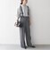 SHIPS any:〈洗濯機可能〉マニッシュ サスペンダー ワイド パンツ 24FW