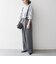 SHIPS any:〈洗濯機可能〉マニッシュ サスペンダー ワイド パンツ 24FW
