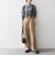 SHIPS any:〈洗濯機可能〉マニッシュ サスペンダー ワイド パンツ 24FW
