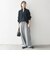 SHIPS any:〈手洗い可能〉ハーフジップ 畦編み ドライバーズ ニット 25AW◇
