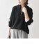 SHIPS any:〈手洗い可能〉ハーフジップ 畦編み ドライバーズ ニット 25AW◇