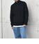 SHIPS any:〈手洗い可能〉ハーフジップ 畦編み ドライバーズ ニット 25AW◇