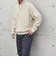 SHIPS any:〈手洗い可能〉ハーフジップ 畦編み ドライバーズ ニット 25AW◇