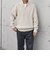 SHIPS any:〈手洗い可能〉ハーフジップ 畦編み ドライバーズ ニット 25AW◇