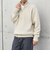 SHIPS any:〈手洗い可能〉ハーフジップ 畦編み ドライバーズ ニット 25AW◇
