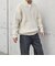 SHIPS any:〈手洗い可能〉ハーフジップ 畦編み ドライバーズ ニット 25AW◇