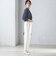 〈手洗い可能〉両面起毛 ストレート パンツ