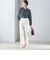 〈手洗い可能〉両面起毛 ストレート パンツ
