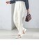 〈手洗い可能〉両面起毛 ストレート パンツ