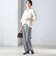 〈手洗い可能〉両面起毛 ストレート パンツ