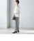 〈手洗い可能〉両面起毛 ストレート パンツ