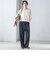 〈手洗い可能〉両面起毛 ストレート パンツ