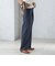 〈手洗い可能〉両面起毛 ストレート パンツ