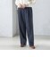 〈手洗い可能〉両面起毛 ストレート パンツ