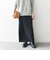 SHIPS any: エア ニードル ストレート ロング スカート