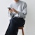 SHIPS any: 〈手洗い可能〉 ミラノリブ モックネック ニット 25AW◇