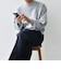 SHIPS any: 〈手洗い可能〉 ミラノリブ モックネック ニット 25AW◇