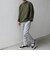 SHIPS any:〈洗濯機可能〉ニット フリース 裏起毛 スリム ジョガー パンツ 24FW (セットアップ対応)◇