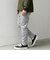 SHIPS any:〈洗濯機可能〉ニット フリース 裏起毛 スリム ジョガー パンツ 24FW (セットアップ対応)◇