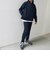 SHIPS any:〈洗濯機可能〉ニット フリース 裏起毛 スリム ジョガー パンツ 24FW (セットアップ対応)◇