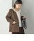 〈手洗い可能〉TUMUGITO(R) シャーク ツイード カラーレス ジャケット