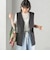 〈手洗い可能〉ハイカウント ダブルクロス ジレ