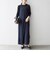 SHIPS any:〈洗濯機可能〉ツイード ライク サロペット［NAVY BLUE］