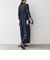 SHIPS any:〈洗濯機可能〉ツイード ライク サロペット［NAVY BLUE］
