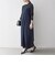 SHIPS any:〈洗濯機可能〉ツイード ライク サロペット［NAVY BLUE］
