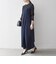 SHIPS any:〈洗濯機可能〉ツイード ライク サロペット［NAVY BLUE］