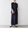 SHIPS any:〈洗濯機可能〉ツイード ライク サロペット［NAVY BLUE］
