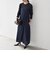 SHIPS any:〈洗濯機可能〉ツイード ライク サロペット［NAVY BLUE］