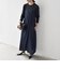 SHIPS any:〈洗濯機可能〉ツイード ライク サロペット［NAVY BLUE］