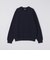 SHIPS:〈手洗い可能〉TEXBRID(R) コットン ウール ピケ クルーネック ニット