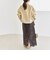 quaranciel〈洗濯機可能〉ポリエステル スエード スタンドカラー ジップ ショート ブルゾン