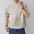SHIPS any:〈手洗い可能〉メッシュ スピンドル スウェットライク テック ニット◇
