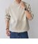 SHIPS any:〈手洗い可能〉メッシュ スピンドル スウェットライク テック ニット◇
