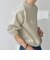SHIPS any:〈手洗い可能〉メッシュ スピンドル スウェットライク テック ニット◇
