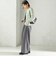 〈手洗い可能〉ソフィー ツイル ストレッチ ポケット デザイン パンツ