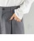 〈手洗い可能〉ソフィー ツイル ストレッチ ポケット デザイン パンツ