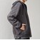 SHIPS any: CLASSY バックタック スウェット ジップ パーカー◇