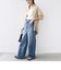【WEB限定】〈洗濯機可能〉コーデュロイ ギャザー シャツ 羽織