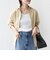 【WEB限定】〈洗濯機可能〉コーデュロイ ギャザー シャツ 羽織