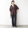 【WEB限定】〈洗濯機可能〉コーデュロイ ギャザー シャツ 羽織