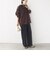 【WEB限定】〈洗濯機可能〉コーデュロイ ギャザー シャツ 羽織