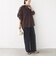 【WEB限定】〈洗濯機可能〉コーデュロイ ギャザー シャツ 羽織